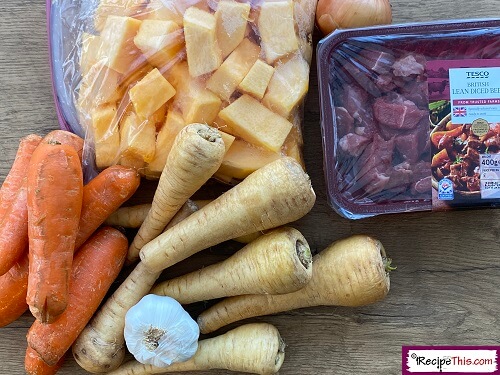 Pumpkin Beef Stew Ingredients