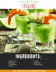 Little Gadget Recipes | Avocado Shrimp Cocktail recipe at recipethis.com