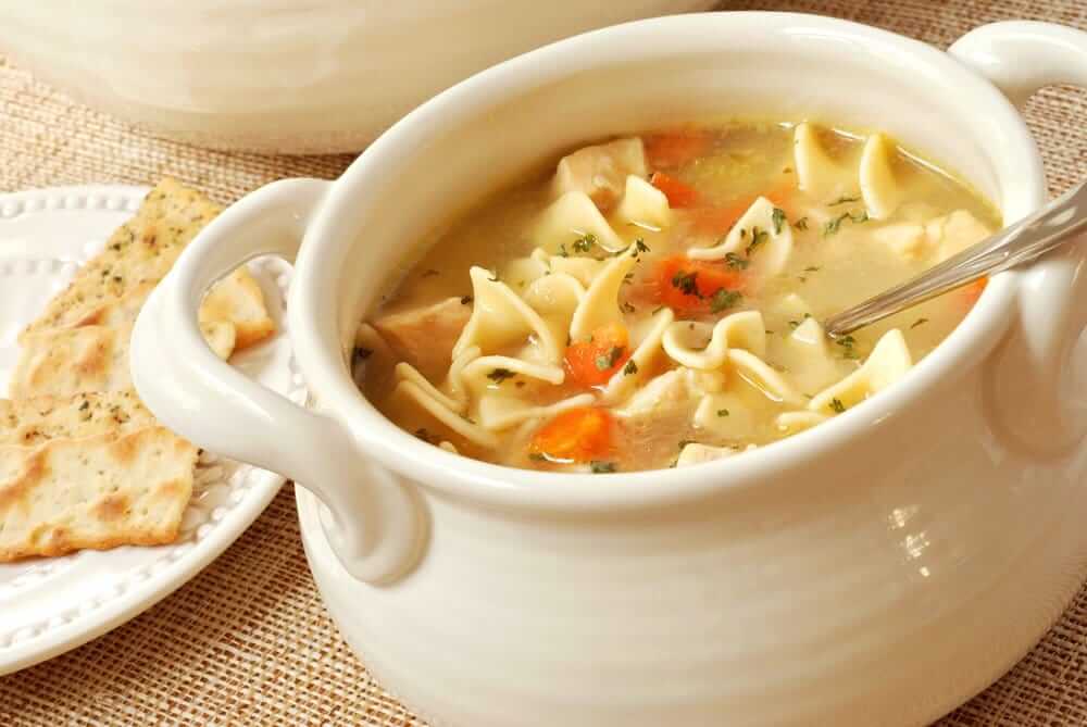 "chicken and noodle soup"