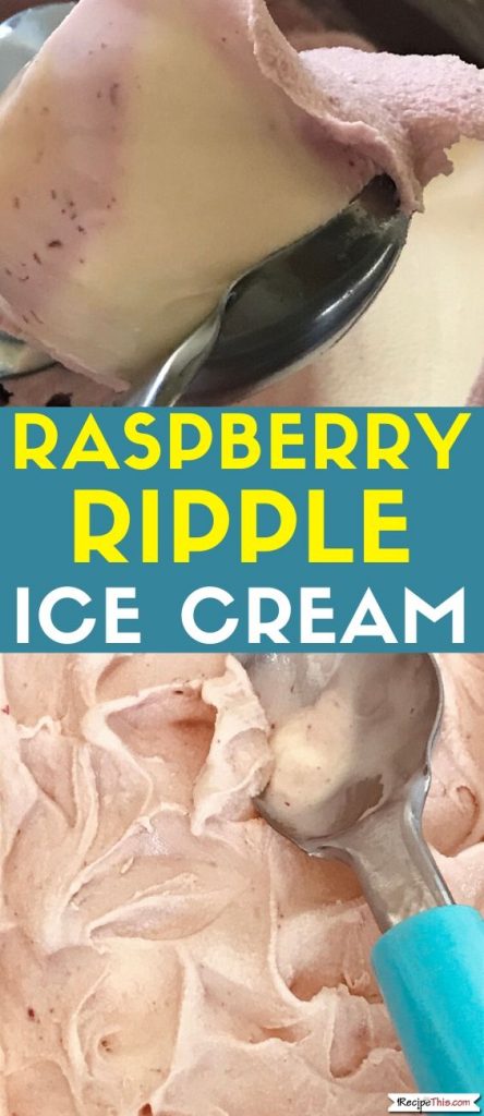 Raspberry Ripple Ice Cream recipe