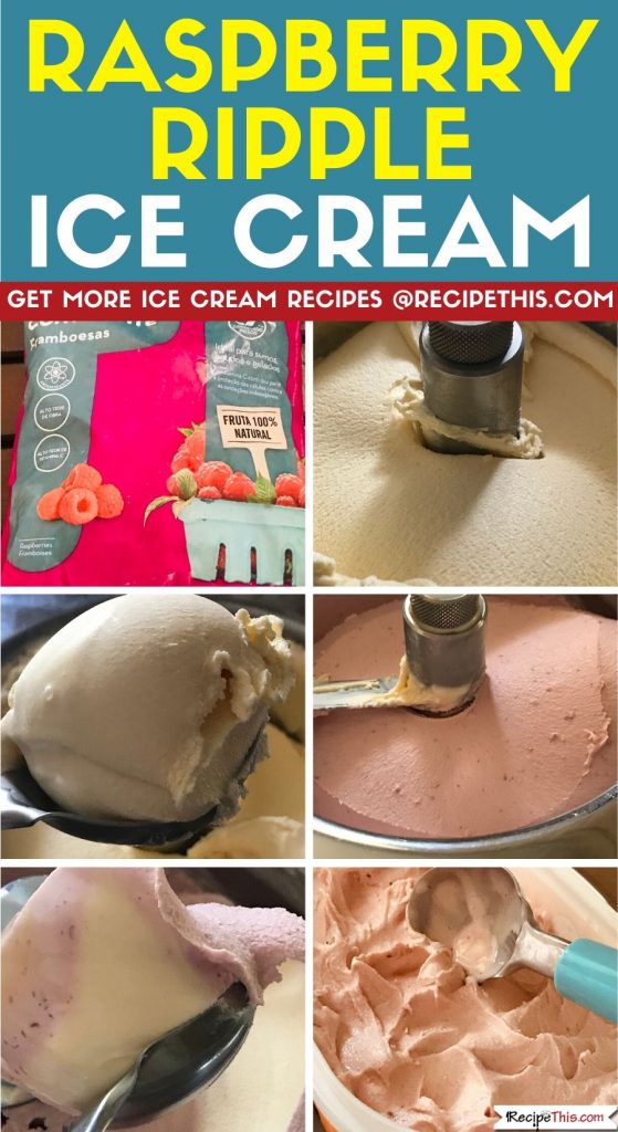 Raspberry Ripple Ice Cream step by step