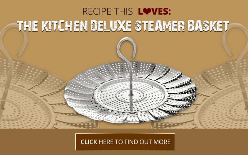 Marketplace | Discover why RecipeThis.com loves the Kitchen Deluxe Steamer Basket.