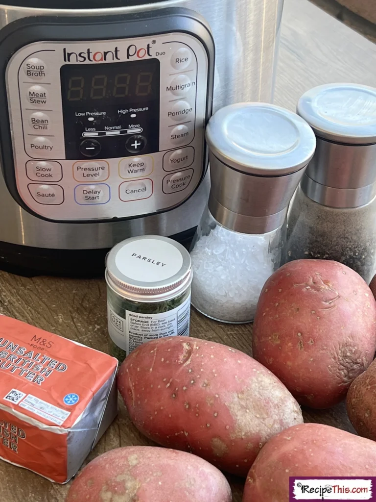 Red Potato Instant Pot Ingredients