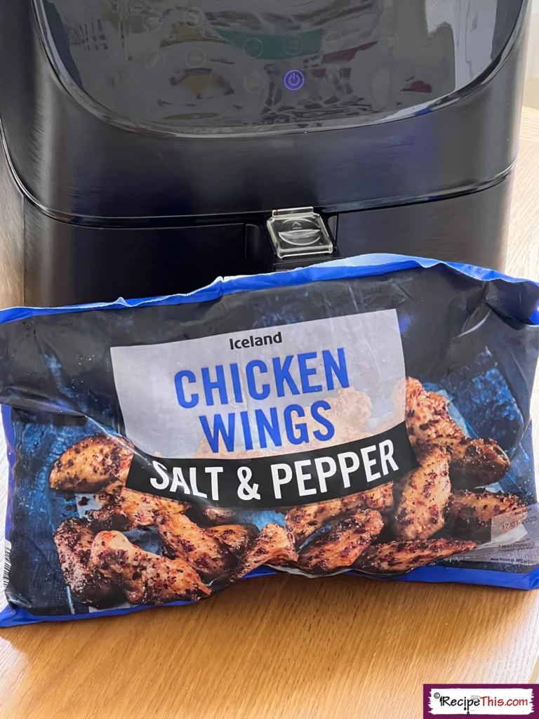 Salt Pepper Chicken Wings Ingredients