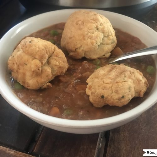 Scottish Beef Stew With Dumplings In The Instant Pot