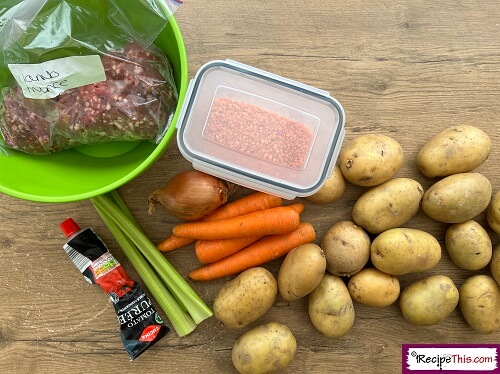 Shepherd’s Pie Slow Cooker Ingredients