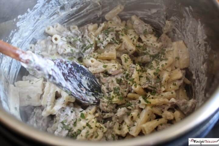 Slimming World Syn Free Beef Stroganoff In The Instant Pot