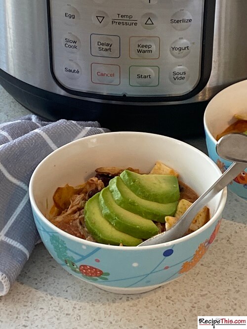 Slimming World Chicken Tortilla Soup In Instant Pot Recipe