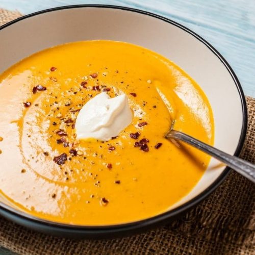 Welcome to my latest recipe and this is my Slimming World Curried Butternut Squash Soup in the soup maker