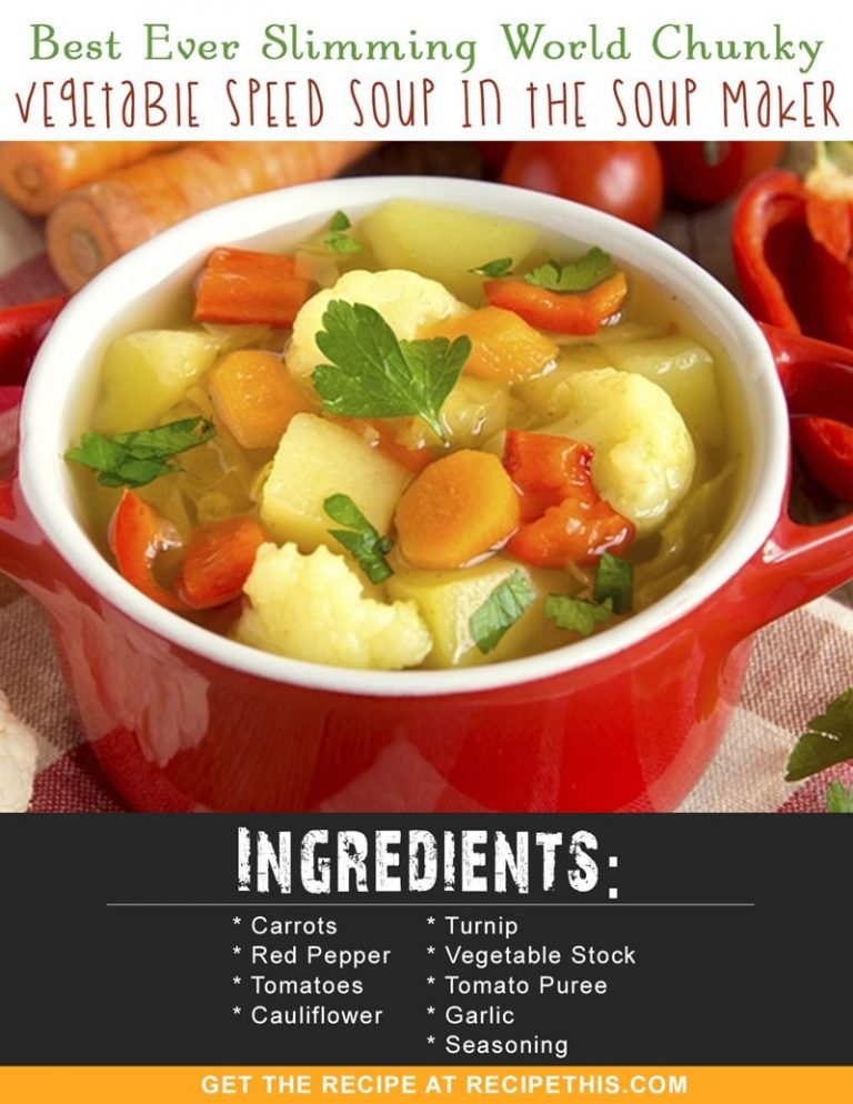 Slimming World Chunky Vegetable Speed Soup