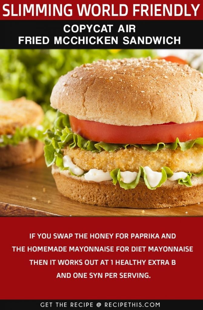 Copycat Air Fried McChicken Sandwich Recipe This