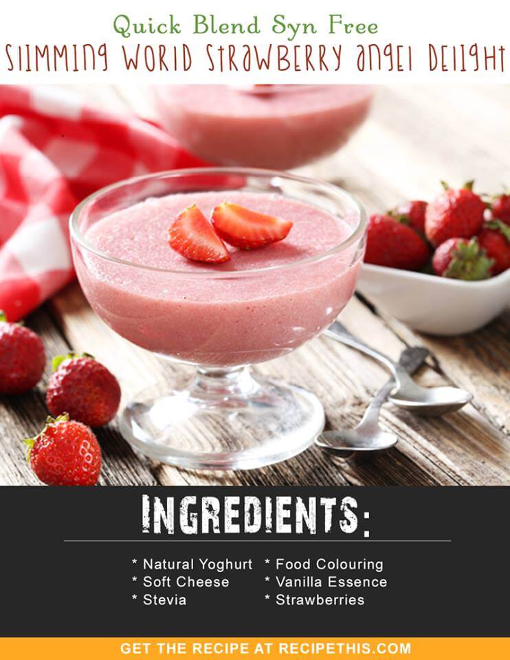 Quick Blend Syn Free Slimming World Strawberry Angel Delight