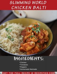 Slimming World Chicken Balti Curry In The Slow Cooker