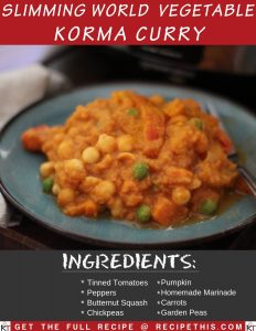 Slimming World Vegetable Korma Curry In The Slow Cooker