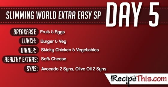 Slimming World | My Day 5 of a tailormade Slimming World SP Week brought to you by RecipeThis.com