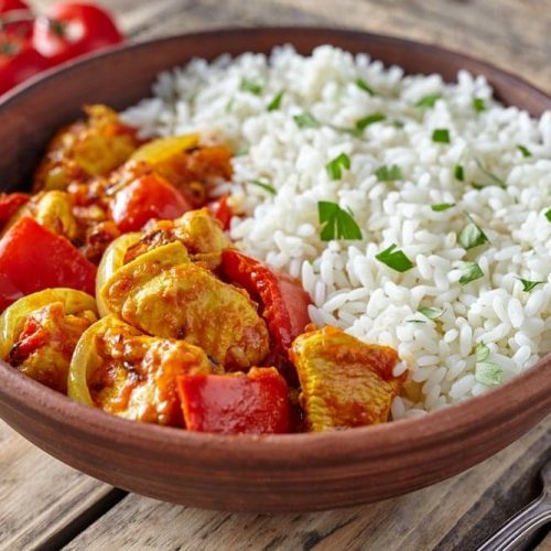 Welcome to my slow cooked creamy turkey jalfrezi and rice recipe.