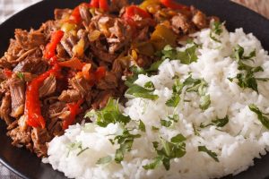 Welcome to my slow cooked pulled turkey and coconut rice recipe.