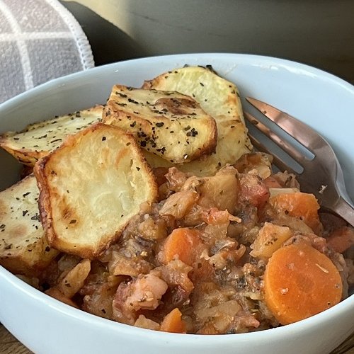 Slow Cooker Bacon Hotpot