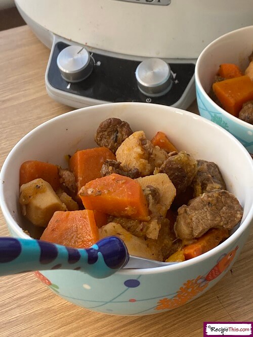 Slow Cooker Beef And Pumpkin Stew