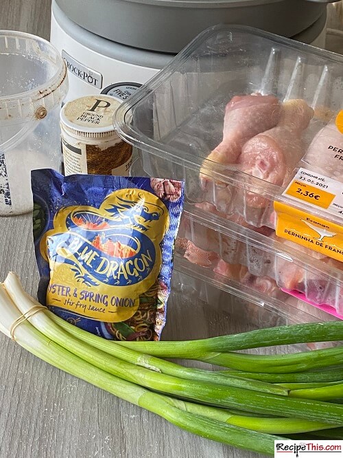 Slow Cooker Chicken Drumsticks Recipe Ingredients