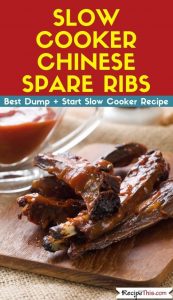 Slow Cooker Chinese Spare Ribs Recipe