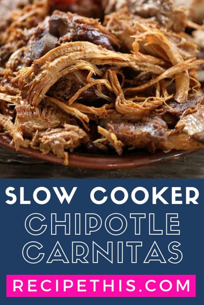 Slow Cooker Chipotle Carnitas recipe