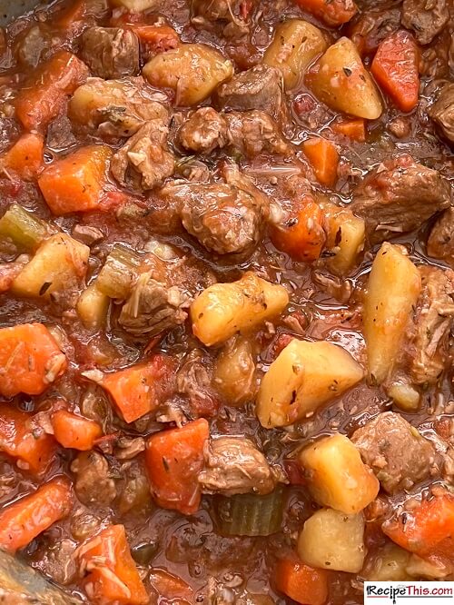 Slow Cooker Irish Stew With Guinness