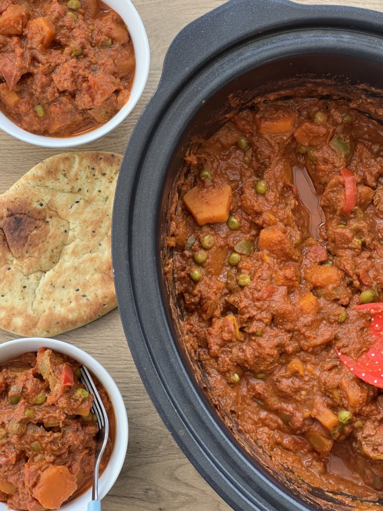 Slow Cooker Leftover Beef Curry