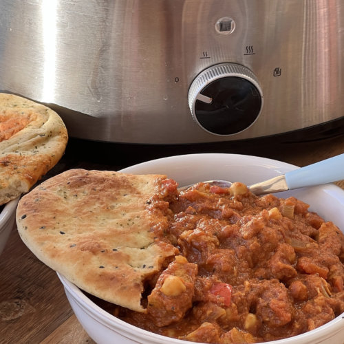 Slow Cooker Leftover Pork Curry