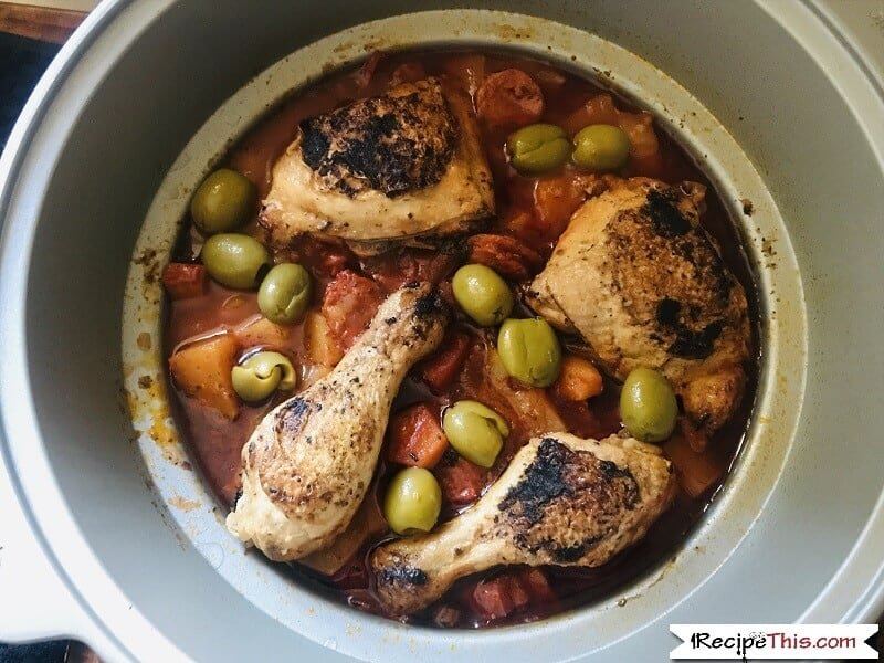 Slow Cooker Mediterranean Chicken Casserole