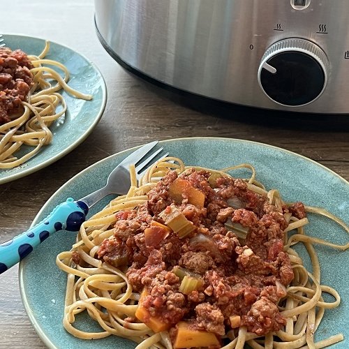 Slow Cooker Quorn Bolognese