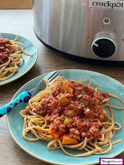 Slow Cooker Quorn Bolognese
