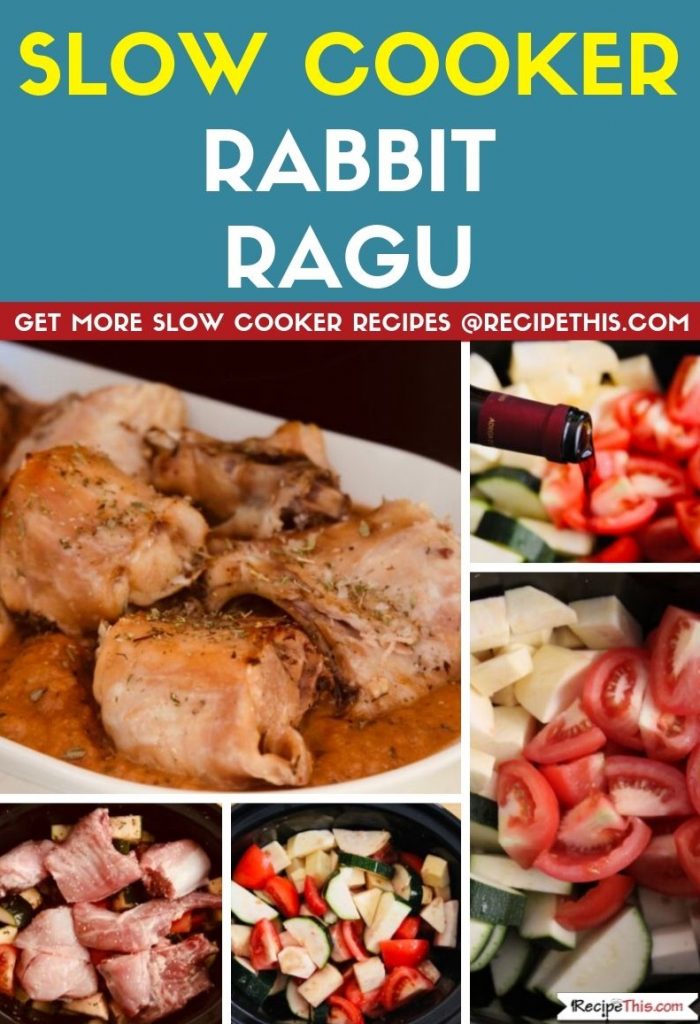 Slow Cooker Rabbit Ragu step by step