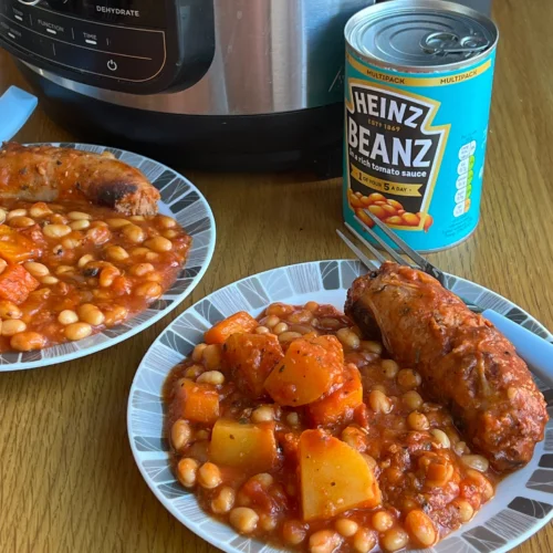 Slow Cooker Sausage And Bean Casserole