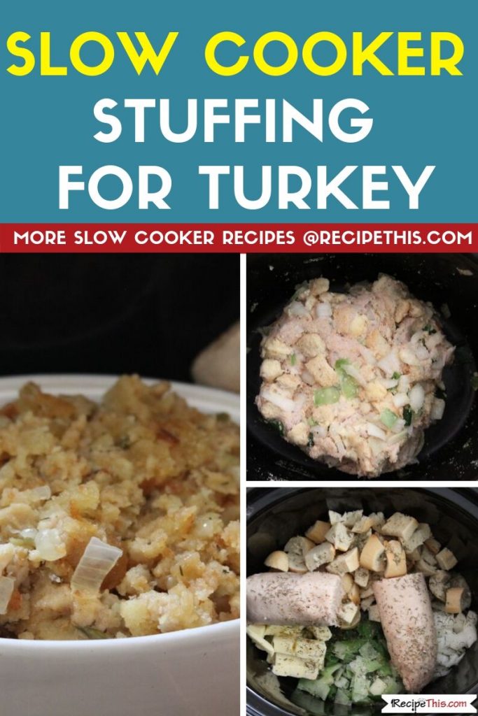 Slow Cooker Stuffing For Turkey step by step