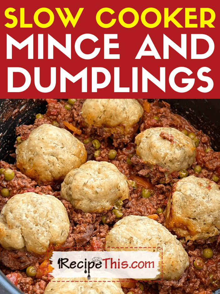 Slow Cooker Mince And Dumplings