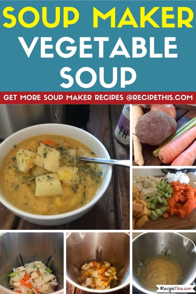 Soup Maker Vegetable Soup step by step