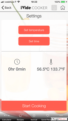 How To Use The Sous Vide App With Sous Vide Cooking