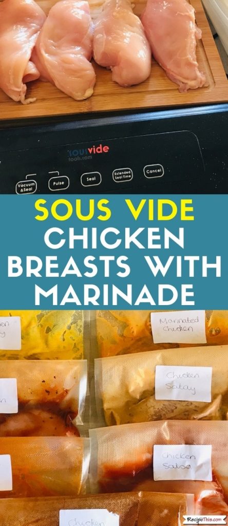 How To Sous Vide Chicken With Marinade