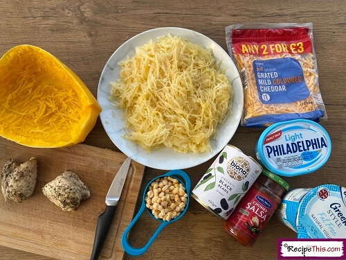 Spaghetti Squash Casserole Ingredients