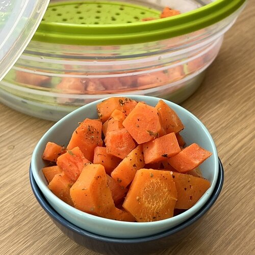Steamed Carrots In Microwave