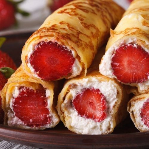 Welcome to my Strawberry And Cream Crepes Recipe.