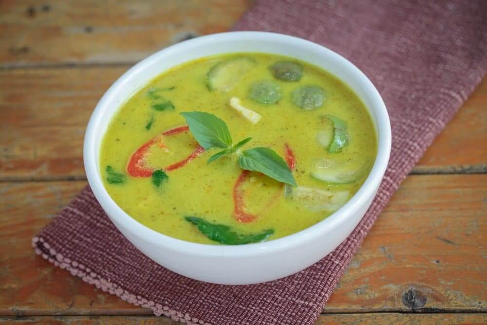 "Thai vegetable curry soup"