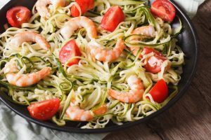 "king prawn zoodles"