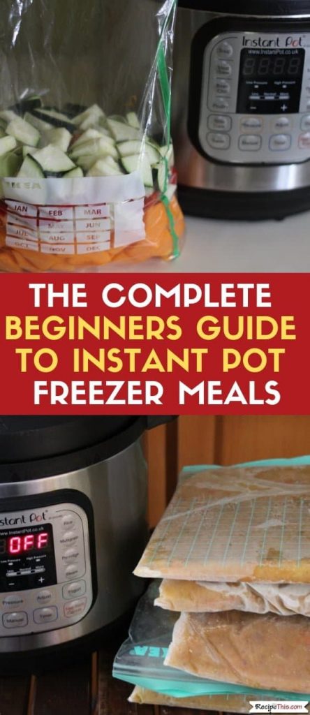 Instant Pot Freezer Meals For Beginners