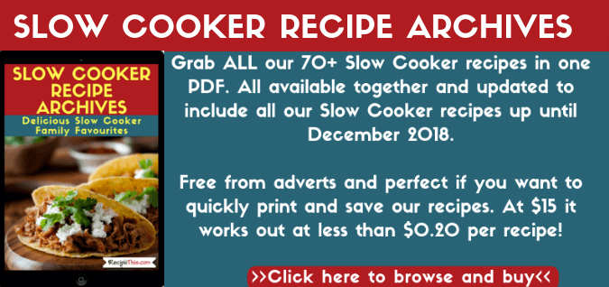 The Slow Cooker Recipe Archives
