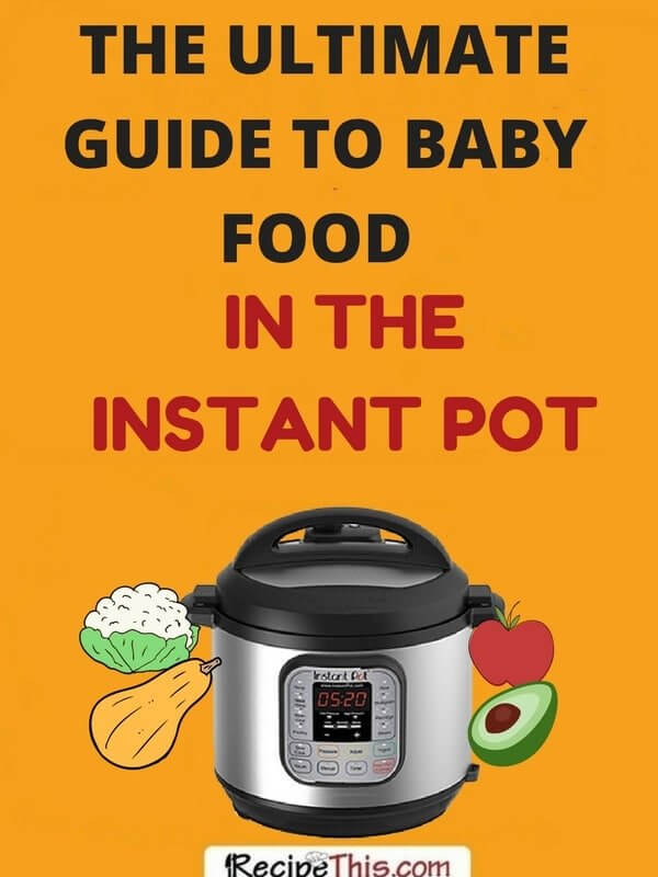 instant pot baby food