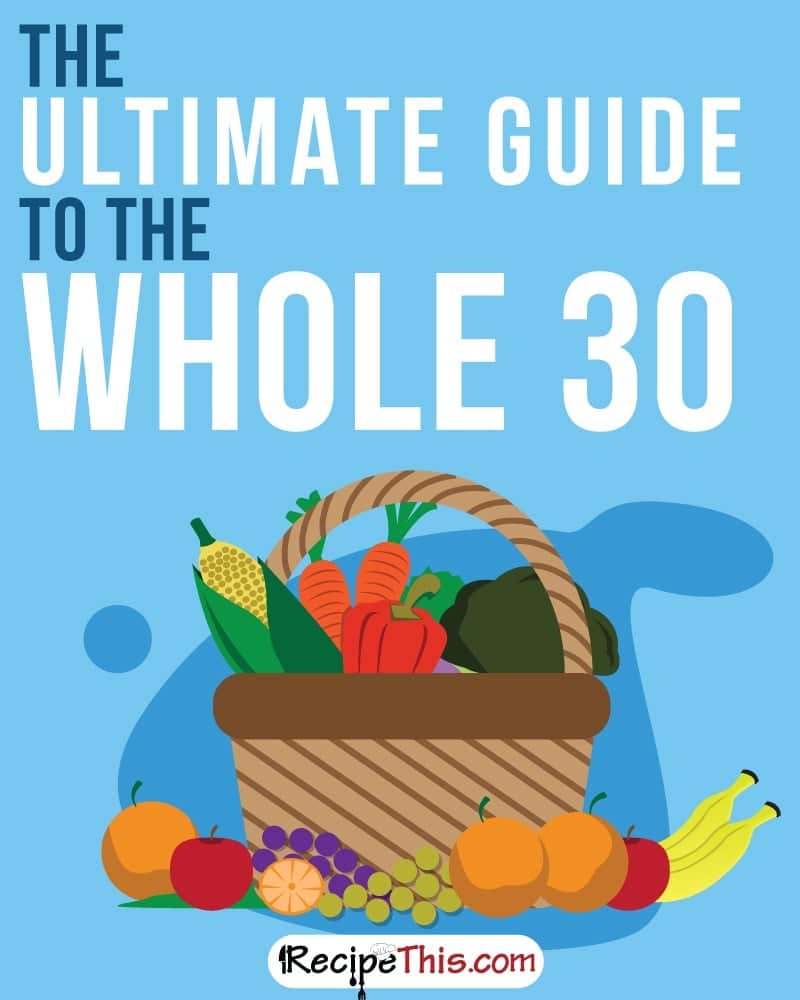 Whole30 Food List: What you can and can't eat {with a printable PDF}