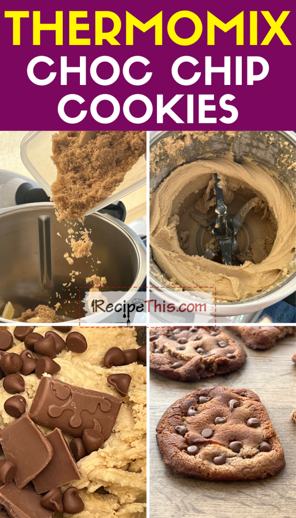 Thermomix choc chip cookies step by step