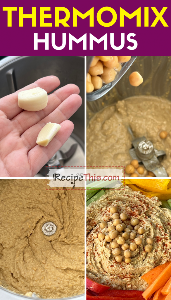 Thermomix hummus step by step